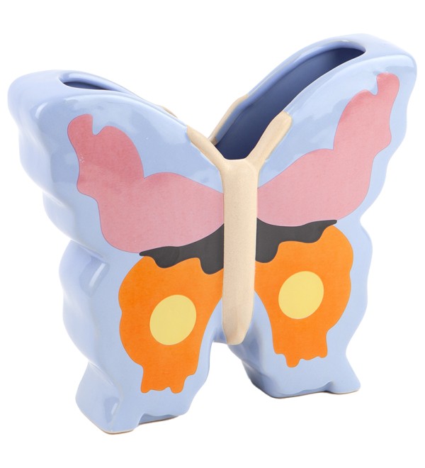 Ваза woodland, butterfly, 20 см