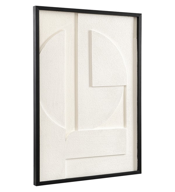 Панно декоративное с эффектом 3d minimalism, с черной рамой, 50х70 см