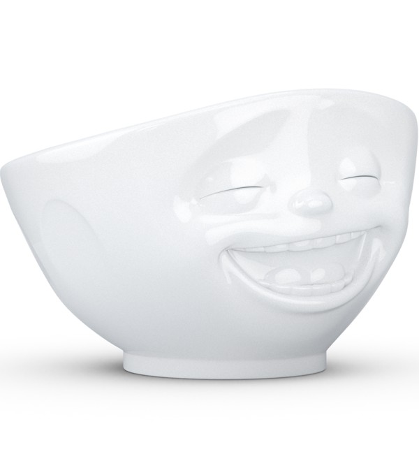 Чаша laughing, 1 л, белая