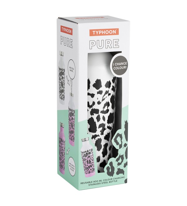 Бутылка 800 мл pure colour change leopard