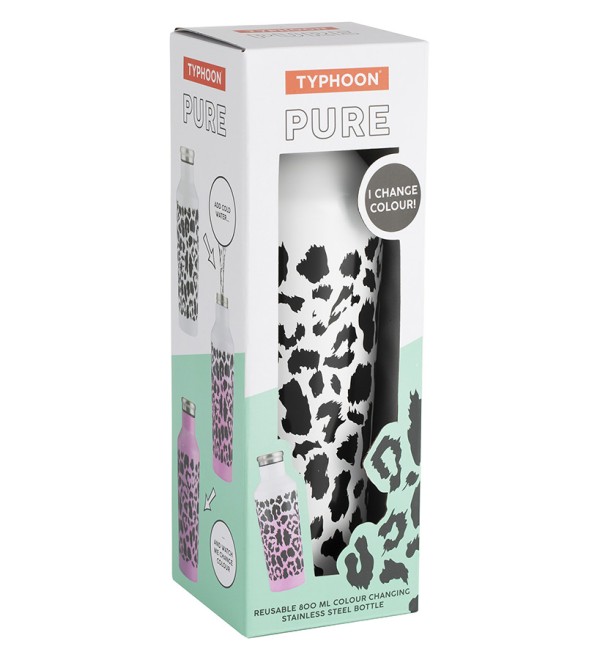 Бутылка 800 мл pure colour change leopard
