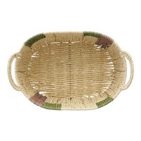 Корзина плетеная овальная bodhran nature из коллекции ethnic, размер s