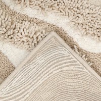 Коврик для ванной sands бежевого цвета из коллекции ethnic, 50x80 см