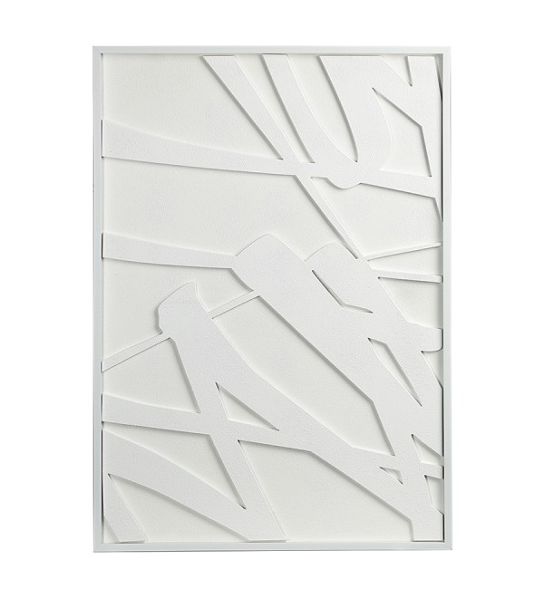 Панно декоративное с эффектом 3d minimalism, с белой рамой, 70х100 см