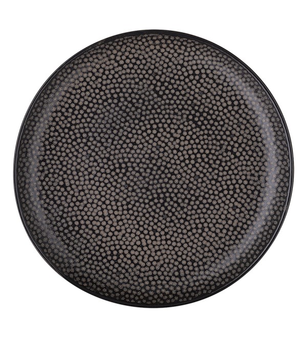 Набор тарелок dots, D21 см, черные, 2 шт.