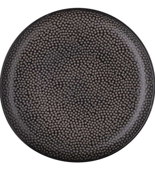 Набор тарелок dots, D21 см, черные, 2 шт.