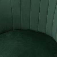 Стул coral, велюр, зеленый