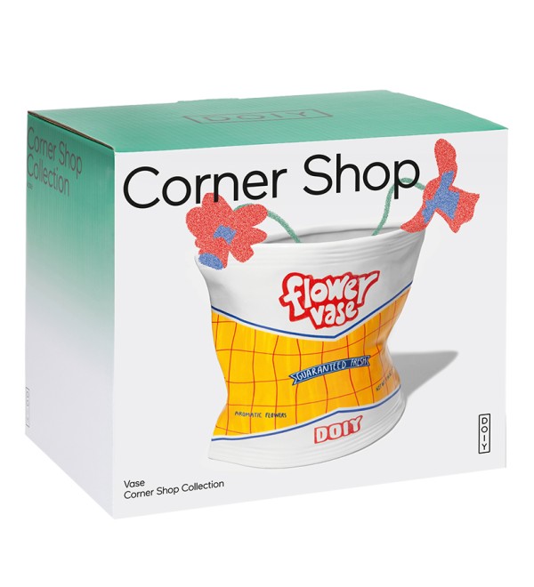 Ваза для цветов corner shop, chips bag, 17 см