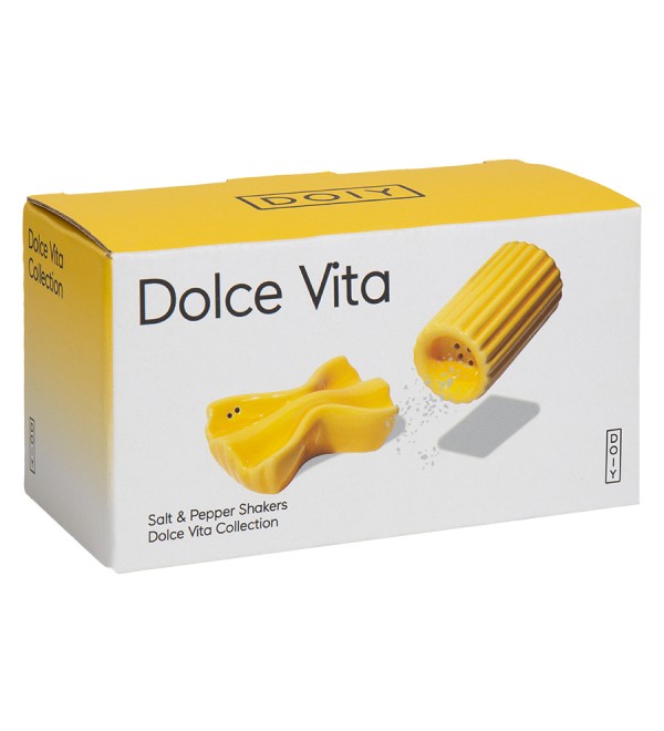 Набор из солонки и перечницы dolce vita, farfalle & macaroni