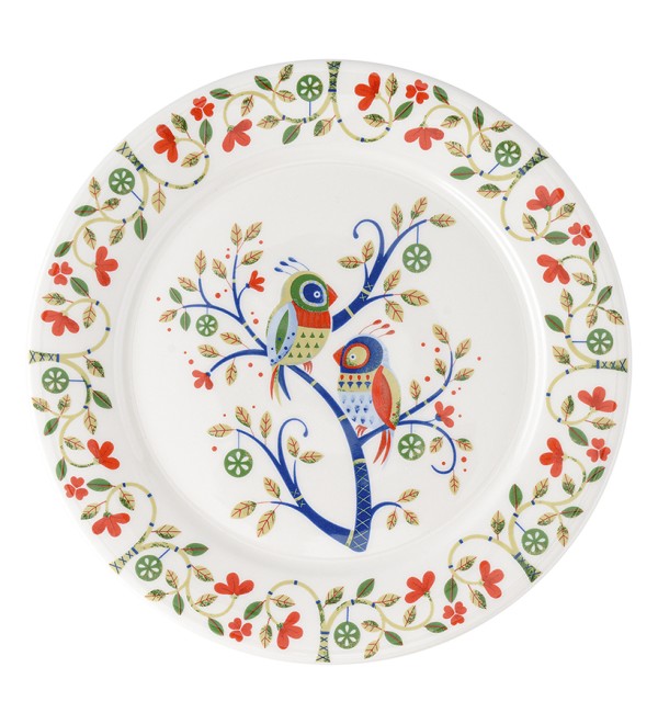 Набор тарелок love birds из коллекции birds of paradise в подарочной упаковке, D21 см, 2 шт.