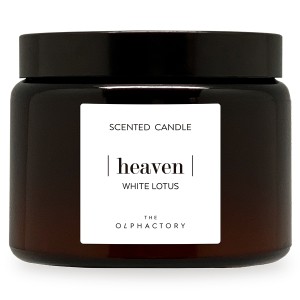 Свеча ароматическая the olphactory, heaven, white lotus, 60 ч
