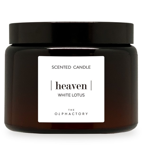 Свеча ароматическая the olphactory, heaven, white lotus, 60 ч