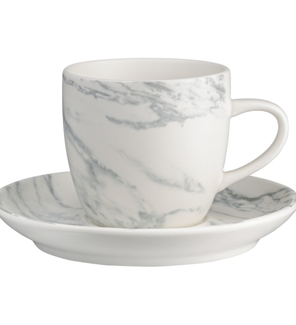 Набор чайных пар marble, 250 мл, 2 шт.