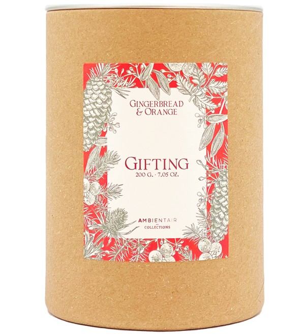 Свеча ароматическая gifting, gingerbread&orange, 40 ч