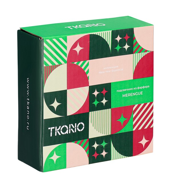 Подсвечник из фарфора merengue из коллекции essential
