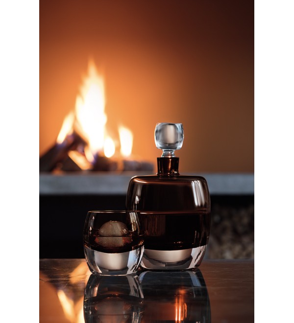 Набор низких стаканов whisky club, 230 мл, коричневый, 2 шт.