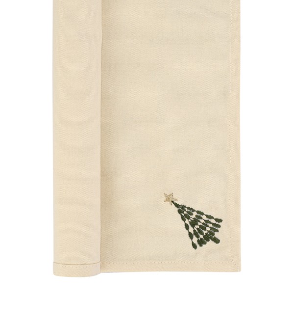 Салфетка сервировочная frozen pines из коллекции new year essential, 45х45 см