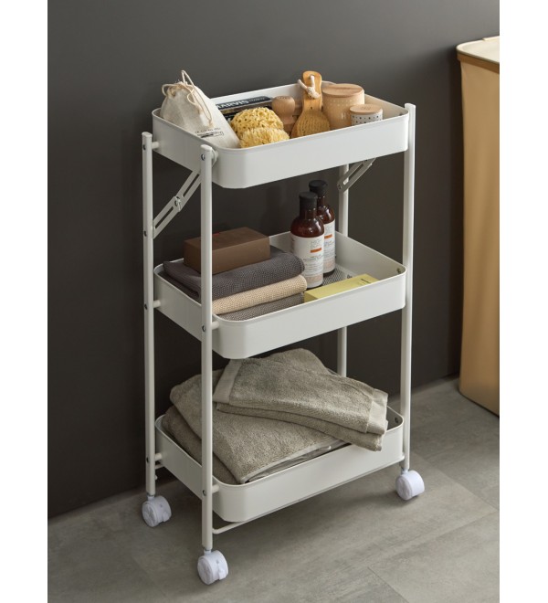 Этажерка 3-х ярусная smart cart, белая