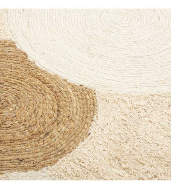 Ковер из джута, шерсти из хлопка agra из коллекции ethnic, 120х180см