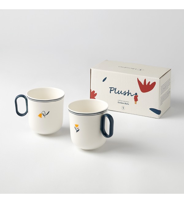 Набор кружек plush, golden bells, 350 мл, 2 шт.