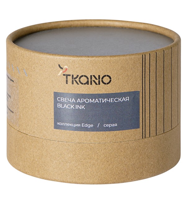 Свеча ароматическая black ink из коллекции edge, серый, 30 ч