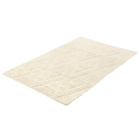 Ковер из шерсти и переработанного хлопка shillong из коллекции ethnic, 120х180см