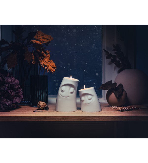Подсвечник cuddly, 12 см, белый