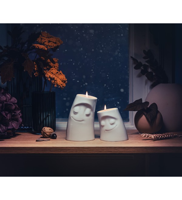 Подсвечник cuddly, 12 см, белый