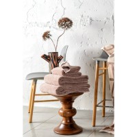 Полотенце для лица коричневого цвета из коллекции essential, 30х30 см