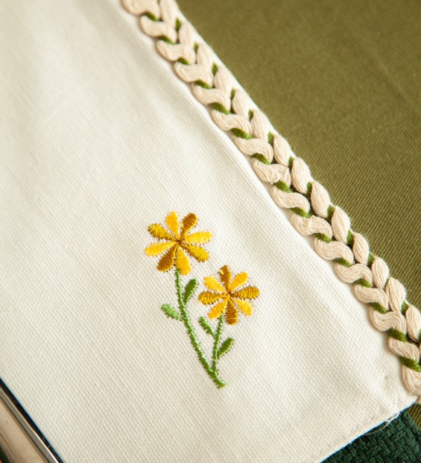 Салфетка под приборы meadow bloom из коллекции ethnic, 33х48 см