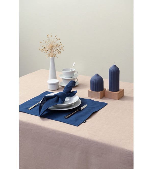 Свеча декоративная синего цвета из коллекции edge, 10,5 см