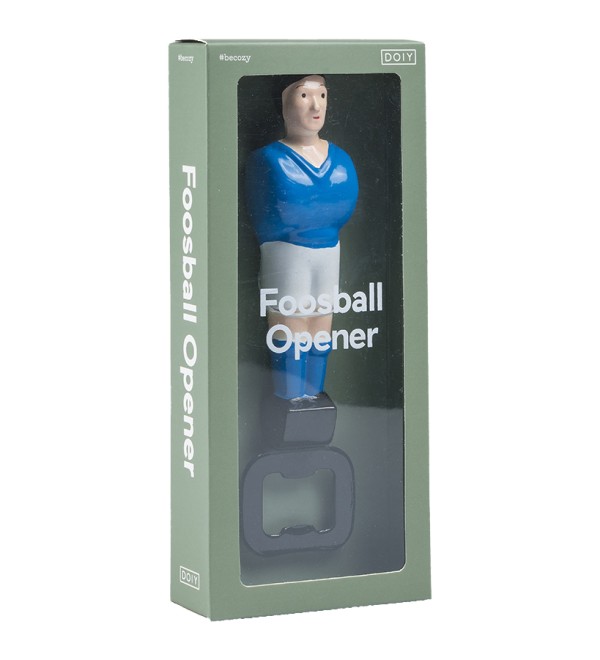 Открывалка для бутылок foosball, голубая