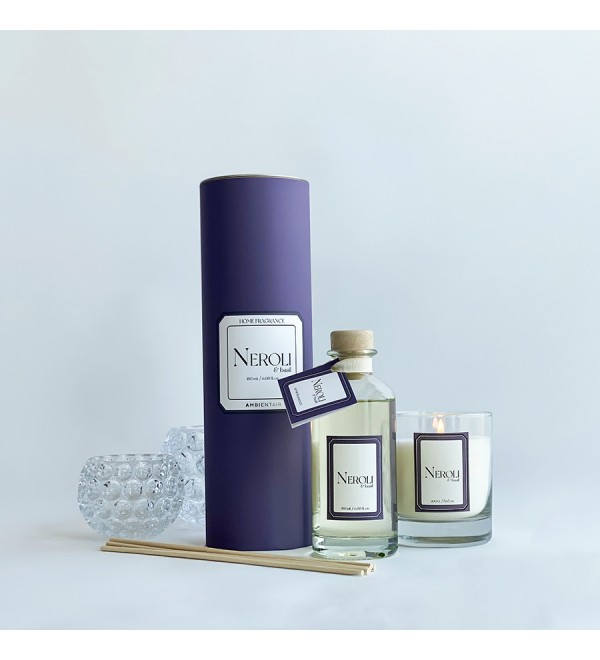 Свеча ароматическая sublime, neroli&basil, 40 ч