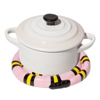 Подставка под горячее snake, розовая