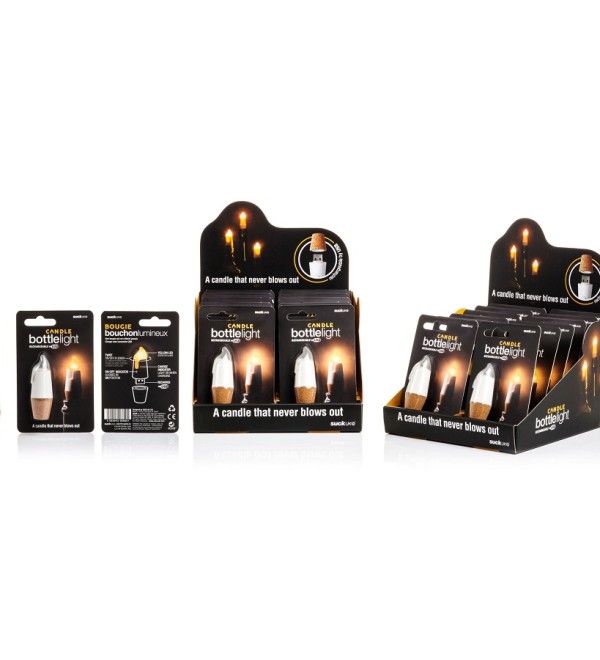 Пробка для бутылки bottlelight с подсветкой и usb