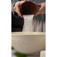 Миска для смешивания birds of paradise, 4,2 л, кремовая