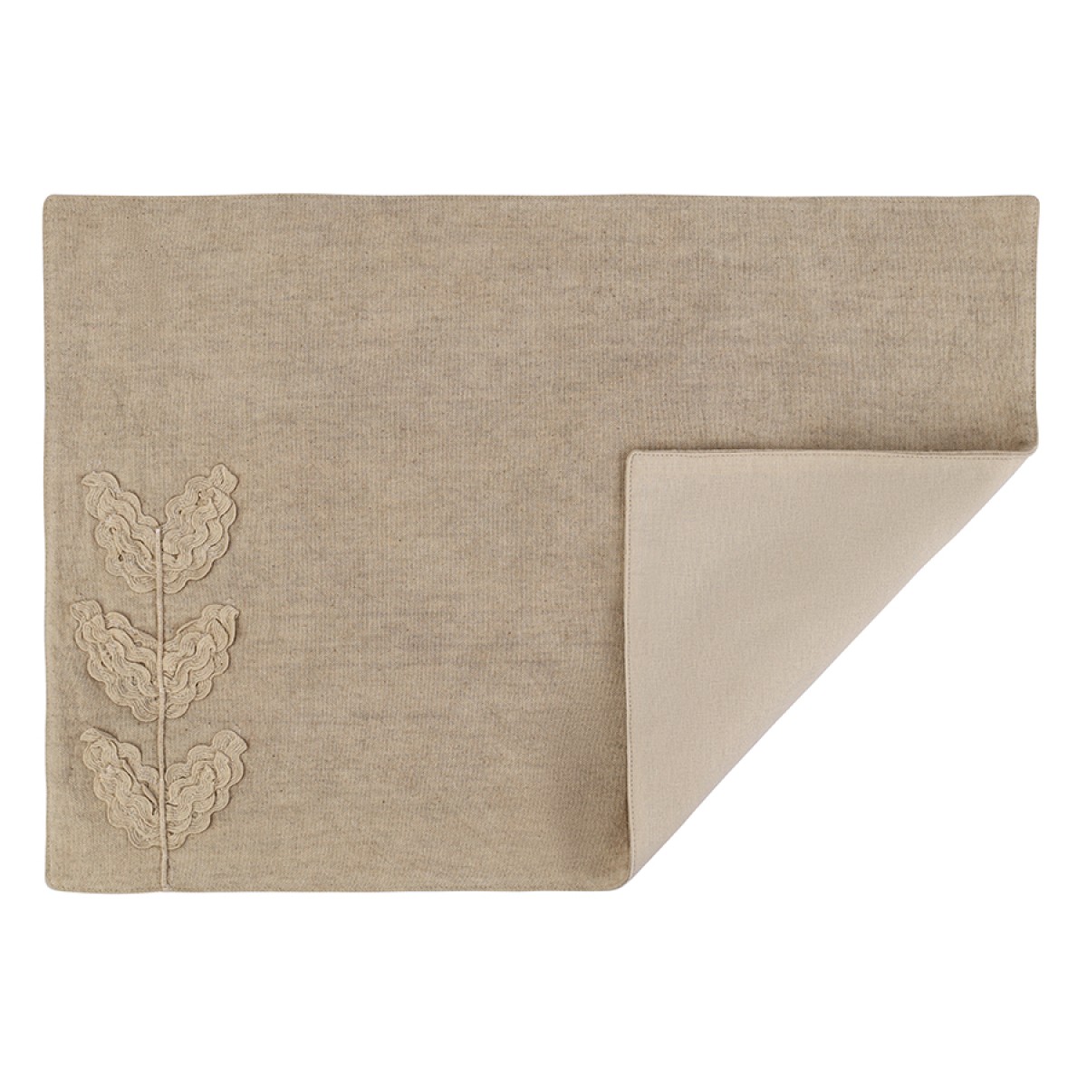 Салфетка под приборы desert leaf из коллекции essential, 33х48 см