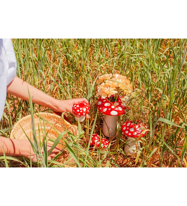 Ваза для цветов amanita, 15 см
