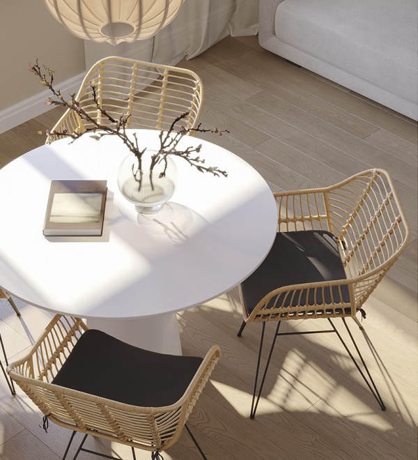 Стул vetle bent, ротанг