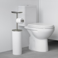 Держатель-органайзер для туалетной бумаги portaloo, 64 см, белый-никель
