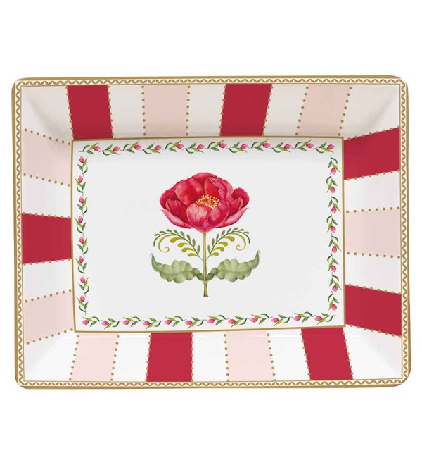 Блюдо flowery, 14х11 см