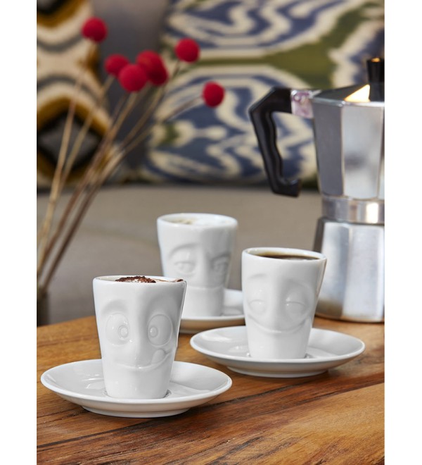 Кофейная пара tasty, 80 мл, белая
