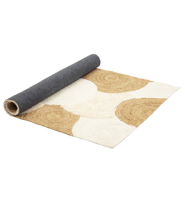 Ковер из джута, шерсти из хлопка agra из коллекции ethnic, 120х180см