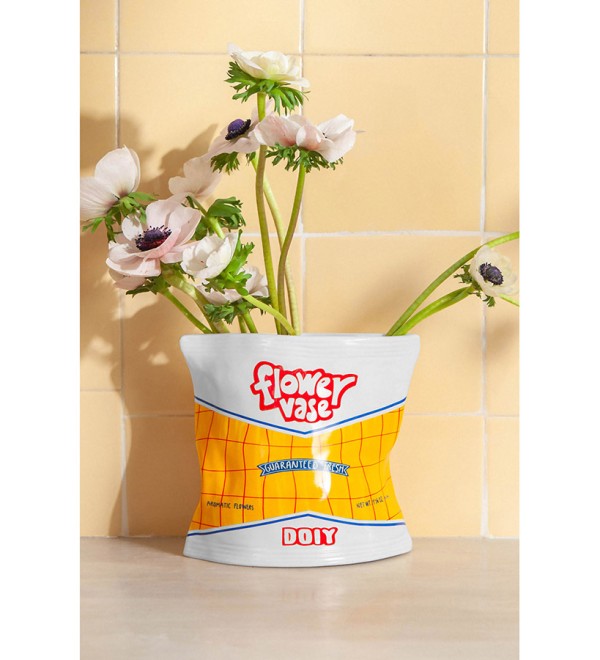Ваза для цветов corner shop, chips bag, 17 см