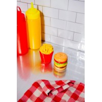 Набор из солонки и перечницы fast food, burger & f