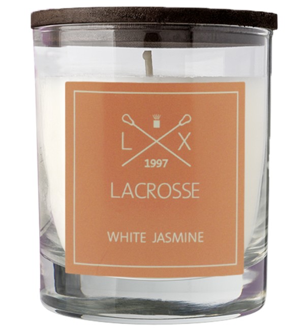 Свеча ароматическая lacrosse, white jasmine, 40 ч