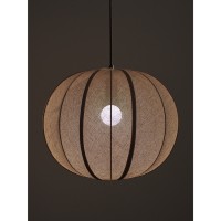 Светильник подвесной texture rib, D48 см, бежевый