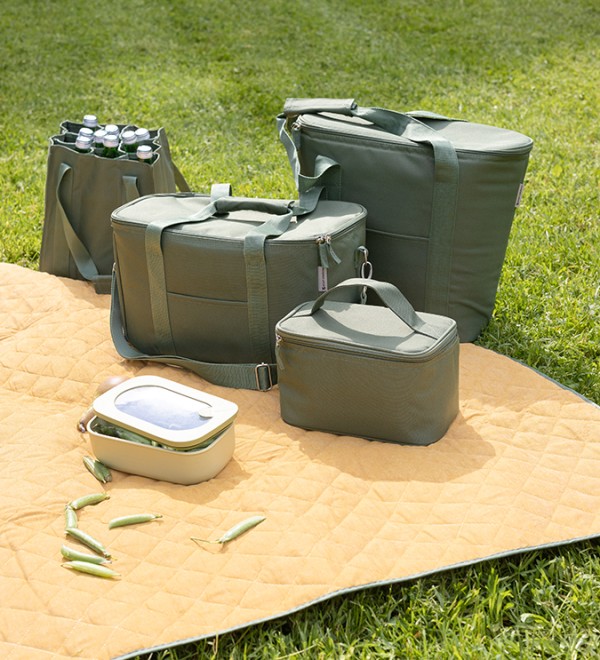Плед для пикника и отдыха на пляже smart picnic, горчичный