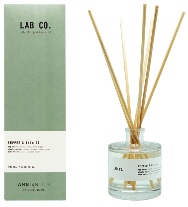 Диффузор ароматический lab co, pepper&iris, 100 мл