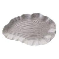 Блюдо сервировочное clams серого цвета из коллекции sea treasures